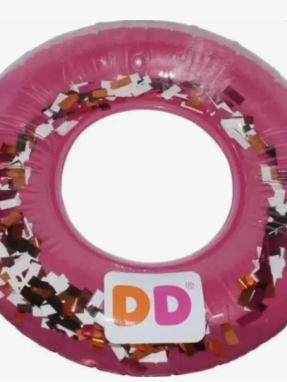 2017 Dunkin Donuts old logo 30” swim tube float